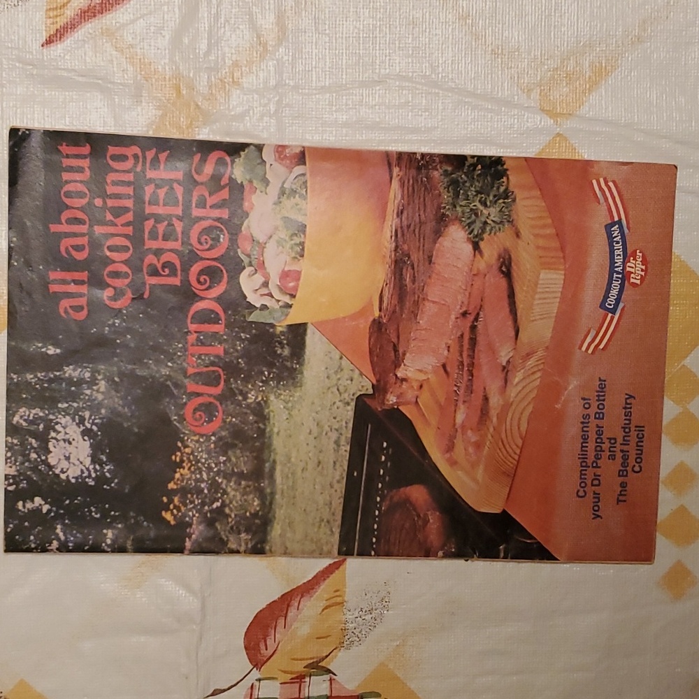 2/$8 🥩 1980 All About Cooking Beef Outdoors Recipe Book
